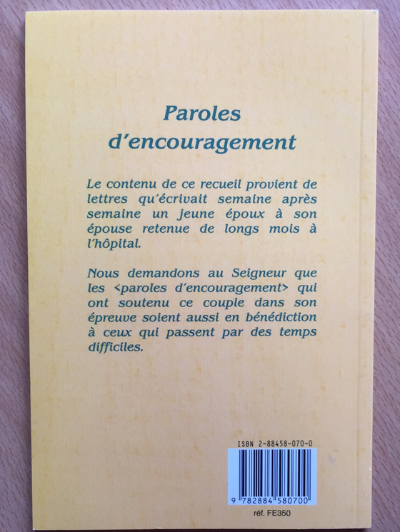 Paroles d’encouragement