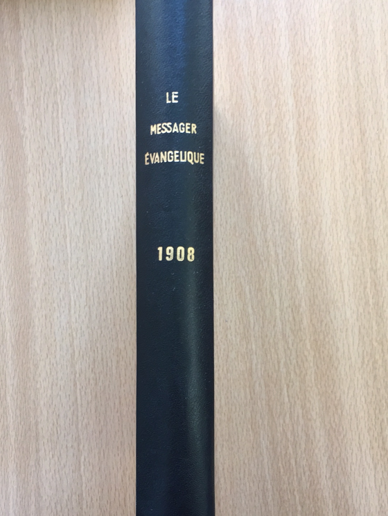 Le messager évangélique 1908