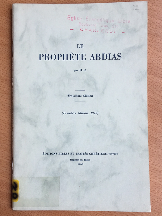 Le prophète Abdias