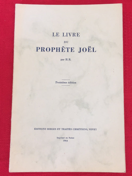 Le livre du prophète Joël