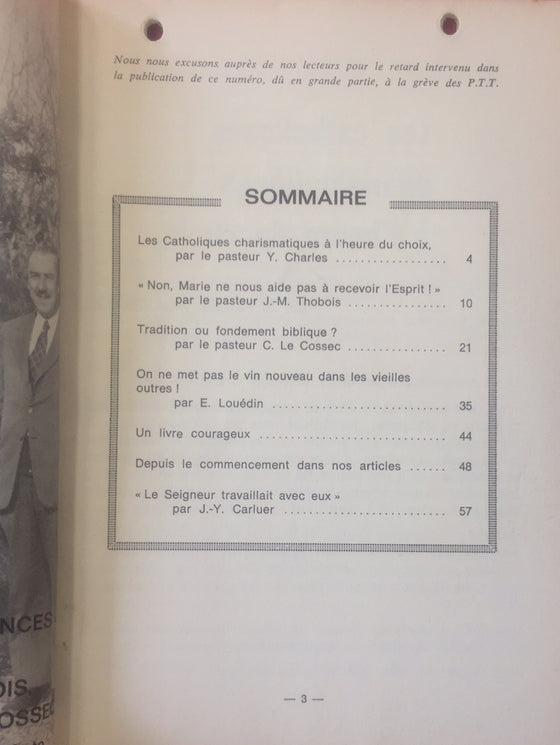 Document Expériences n.16 Non! Monsieur le Cardinal Suenens Nous ne sommes pas d’accord !