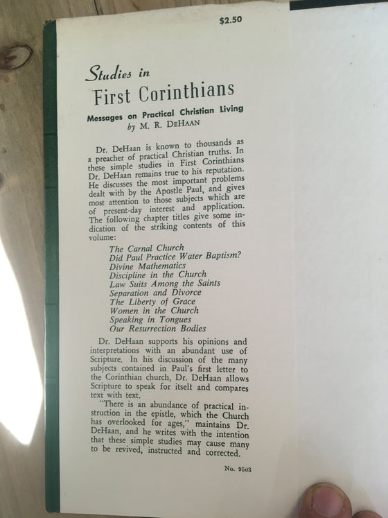 Studies in first Corinthians - ChezCarpus.com