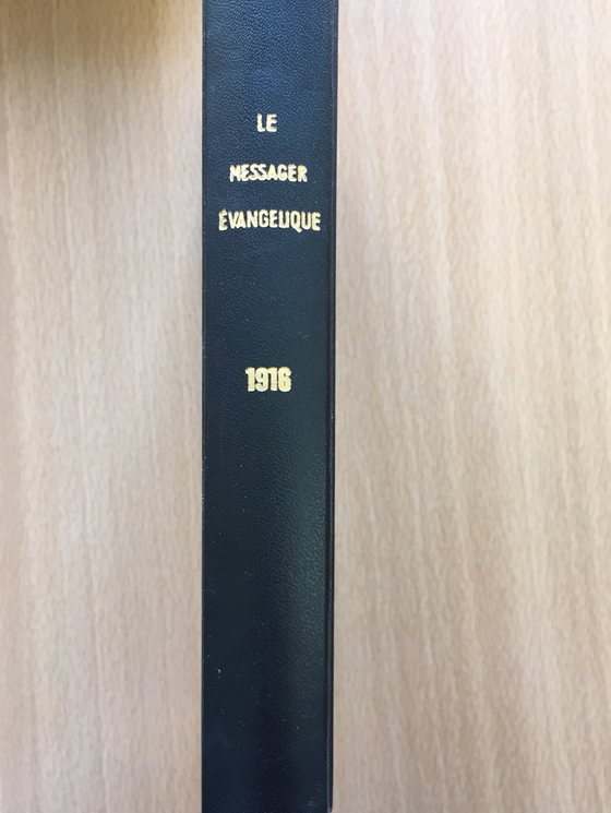 Le messager évangélique 1916