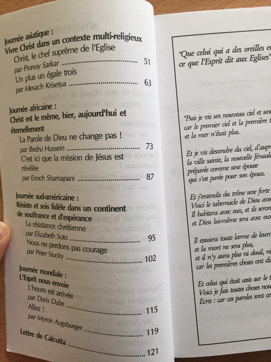 Écoutez ce que l’Esprit dit aux églises vol.1-2 1998 Les cahiers de Christ seul