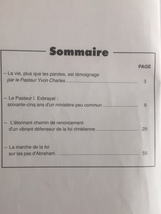 Document Expériences n.115 Trois hommes de Dieu de notre temps ou trois facettes de l'œuvre si diverse du Seigneur