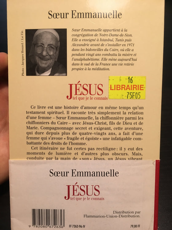 Jésus tel que je le connais (Livre catholique) - ChezCarpus.com