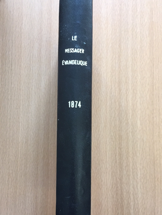 Le messager évangélique 1874