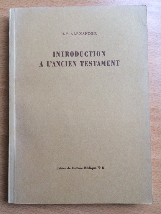 Introduction à l’ancien testament, Vol. 8