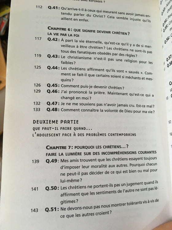 100 questions d’ados sans réponses? - ChezCarpus.com