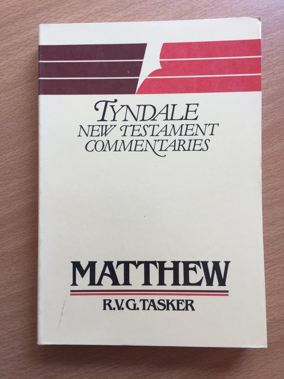 Tyndale New Testament commentaries on Matthew