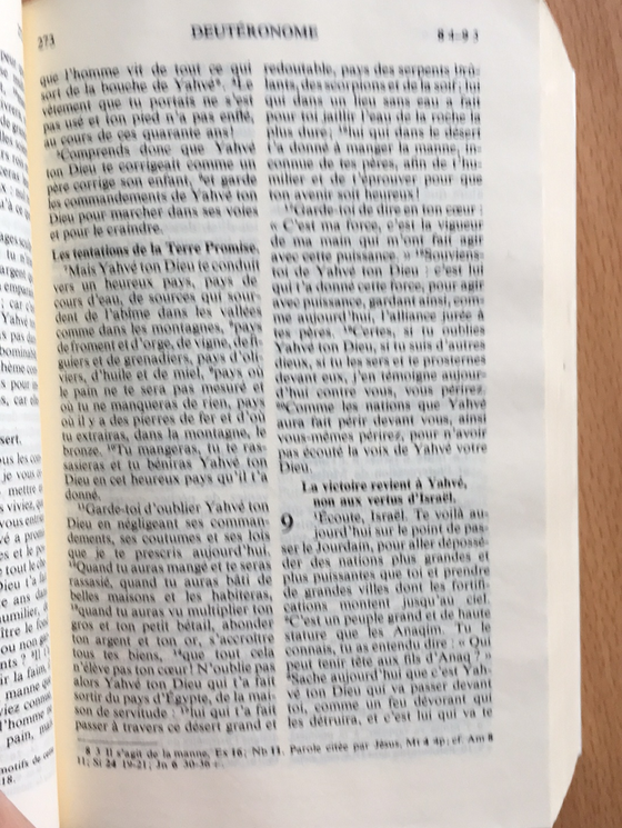 La Bible de Jérusalem (catholique)