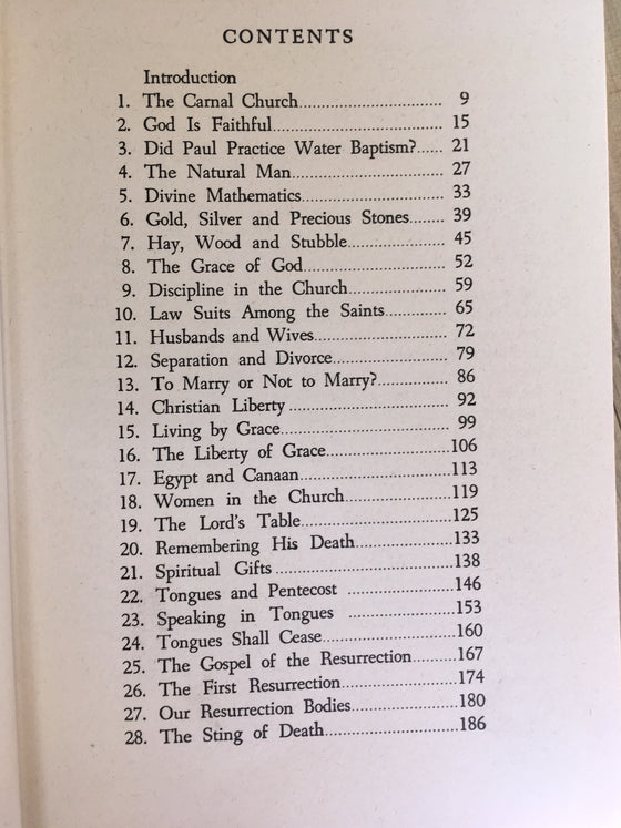 Studies in first Corinthians - ChezCarpus.com