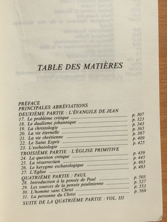 Théologie du Nouveau Testament vol.2