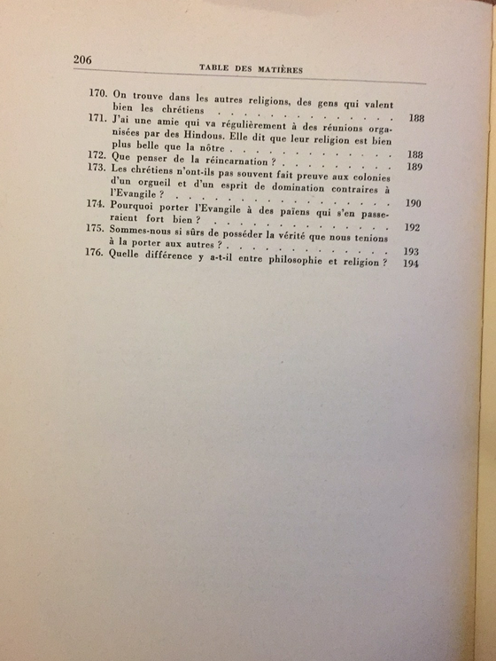 La boîte à questions...