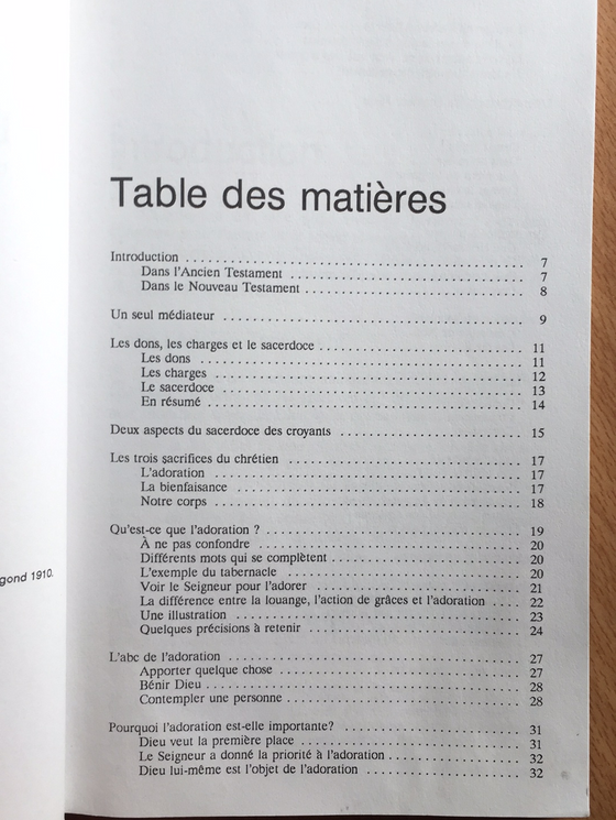 L’adoration: l’aspect le plus élevé du service chrétien