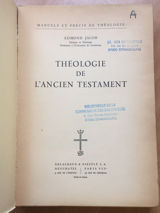 Théologie de l’ancien testament