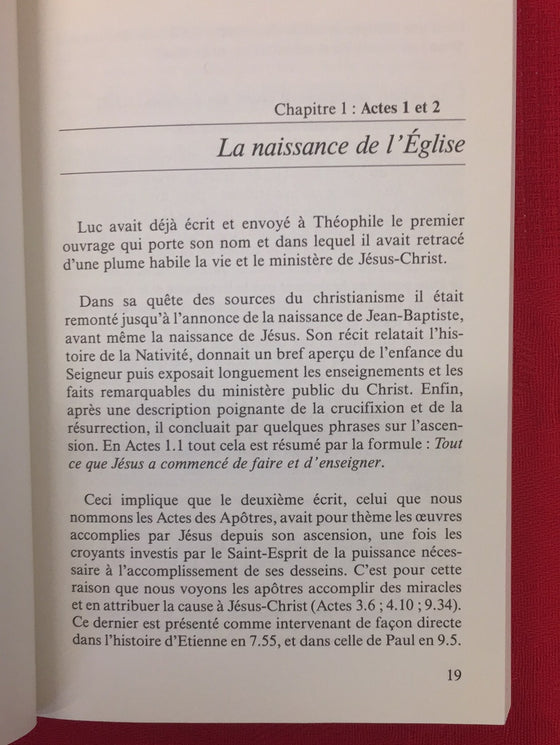 Etudes sur le livre des Actes