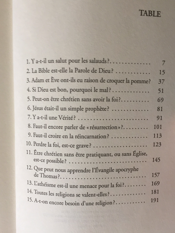 Y a-t-il un salut pour les salauds ?