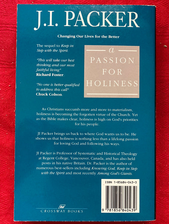 A passion for Holiness