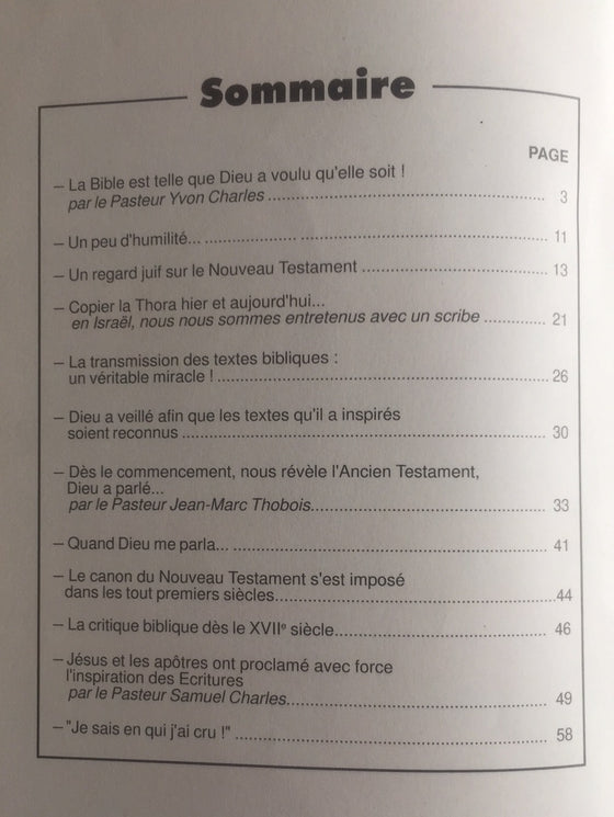 Document Expériences n.109 Nous Occidentaux avons-nous suffisamment écouté les Hébreux ?