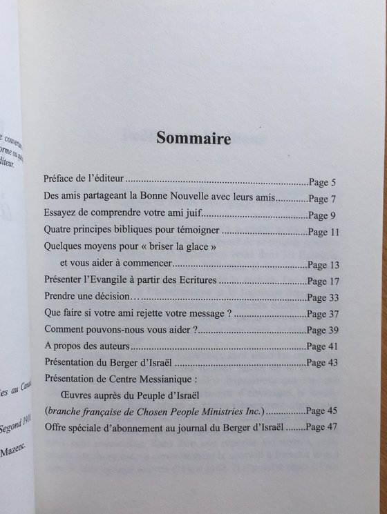 Présenter le Messie à votre ami juif