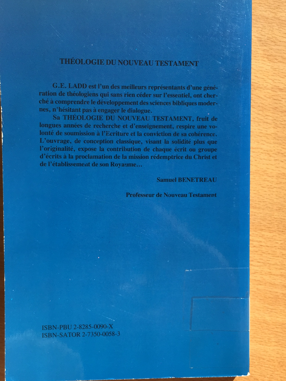 Théologie du Nouveau Testament vol.2