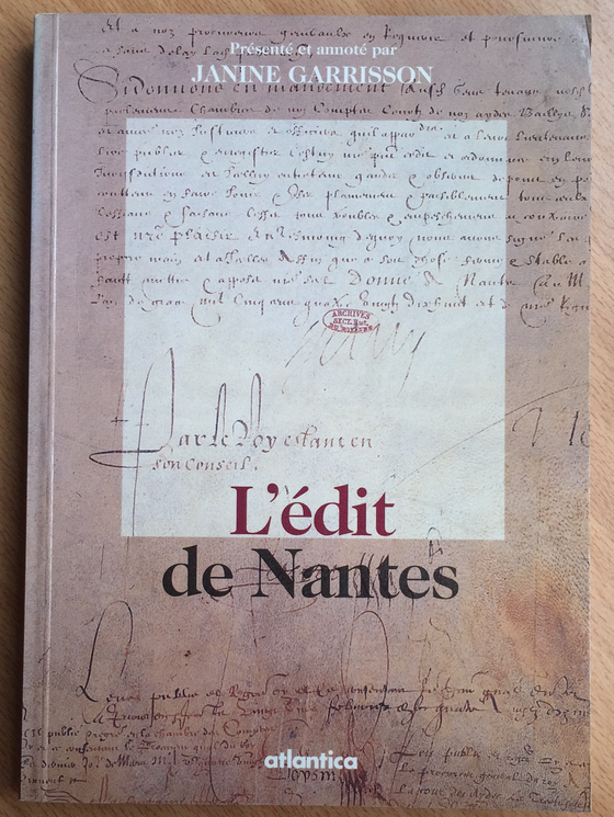 L’édit de Nantes (non-chrétien)