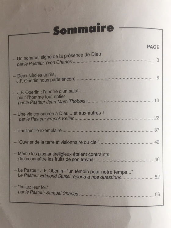 Document Expériences n.107 Un véritable homme de Dieu… et un exemple pour aujourd'hui