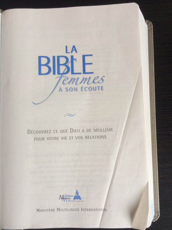 La Bible: femmes à son écoute - ChezCarpus.com