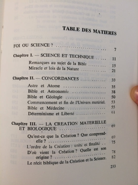 La Bible et la science - ChezCarpus.com