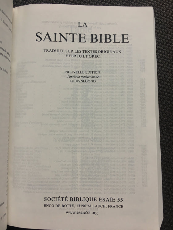 La Sainte Bible (couverture « parchemin ») - ChezCarpus.com