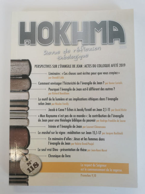 Hokhma n°118